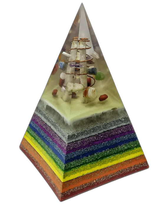 Piramide Nubian GIGANTE!! XL 7 Chakras